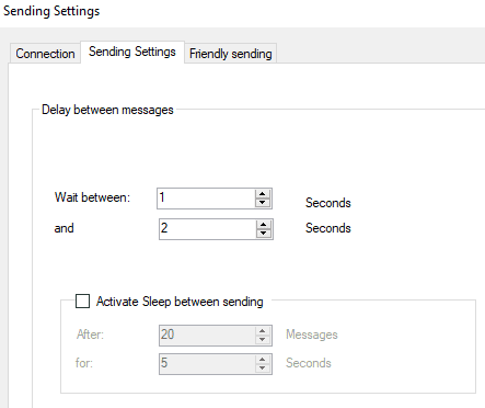 WhatSender Pro settings 2